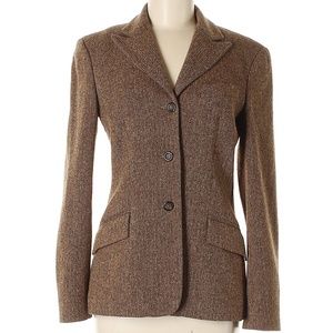 D&G Dolce & Gabbana Virgin Wool Silk Blazer